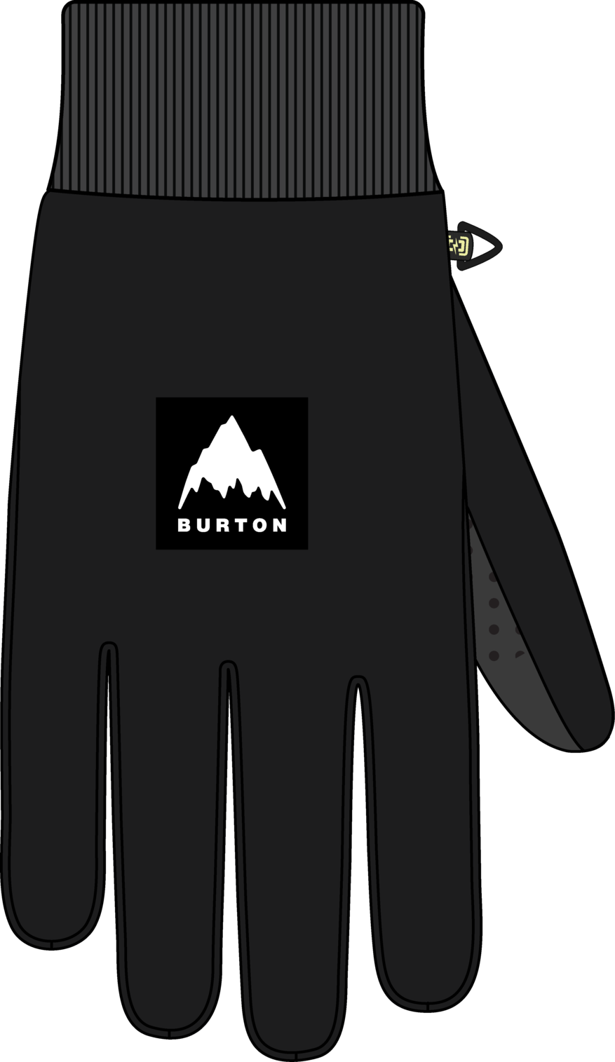 Throttle Gloves - True Black