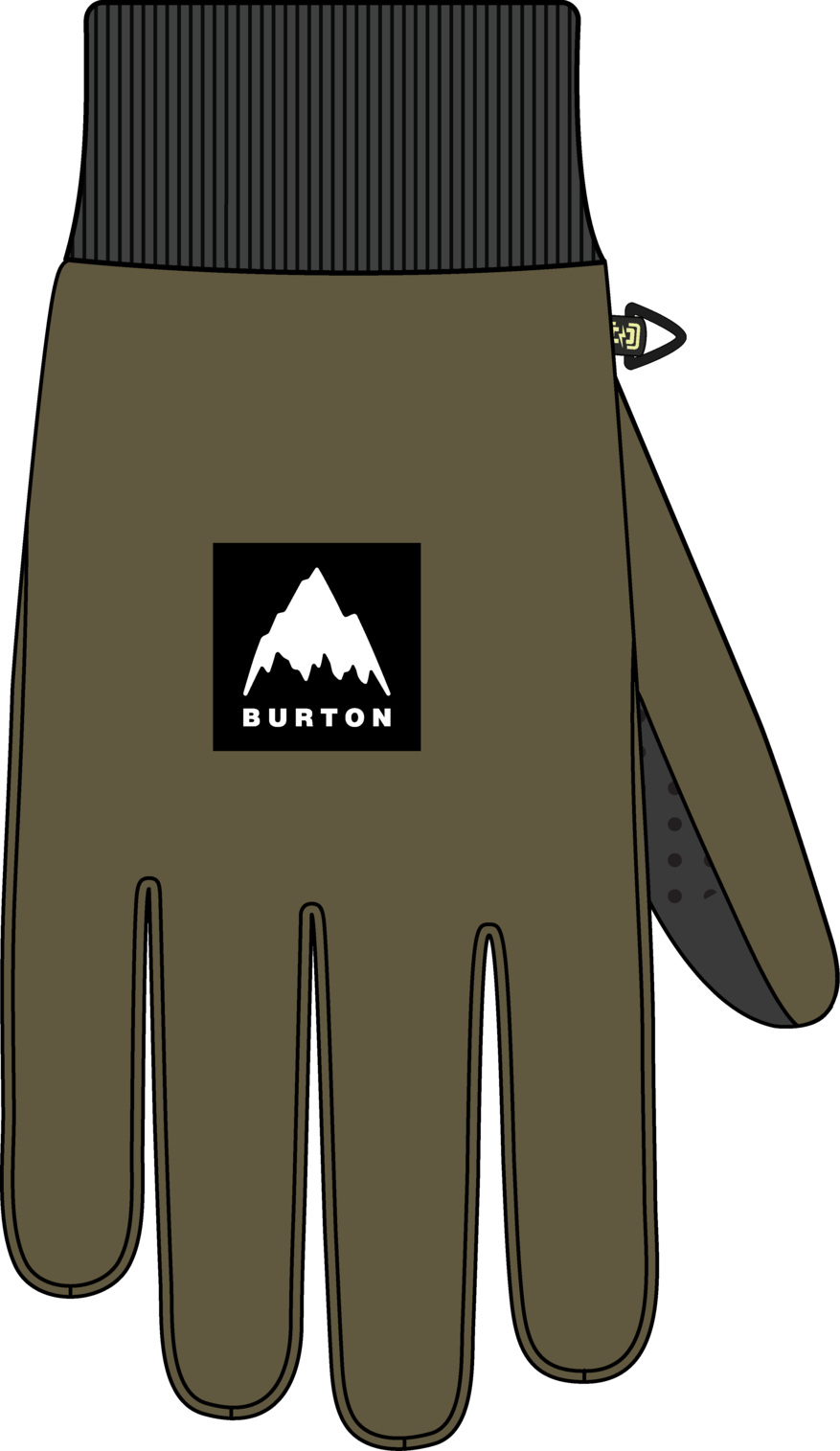 Throttle Gloves - Dried Moss