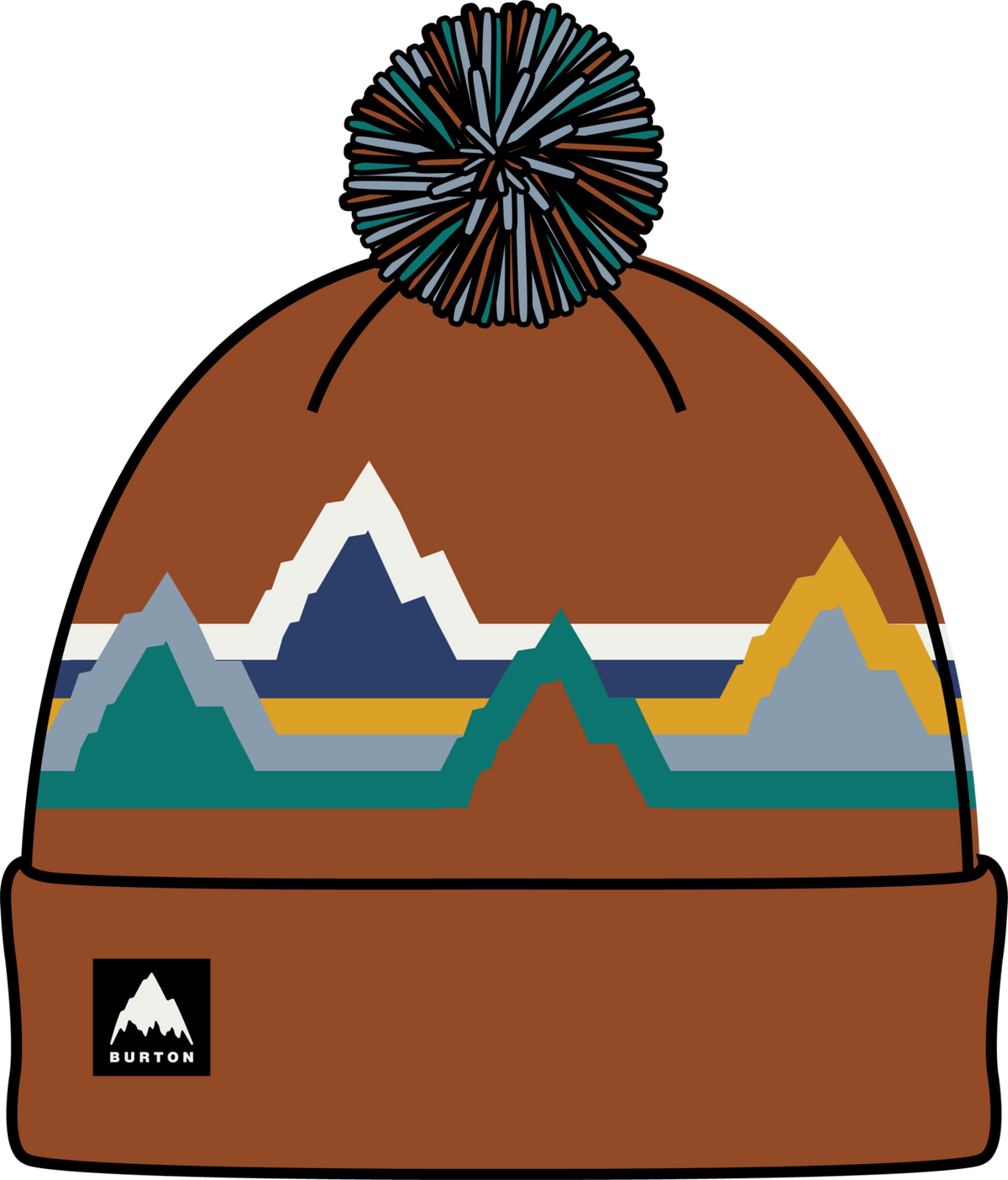 Kids' Recycled Echo Lake Beanie - Spiced Chai