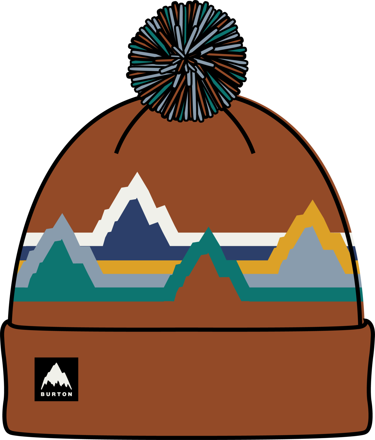 Kids' Recycled Echo Lake Beanie - Spiced Chai