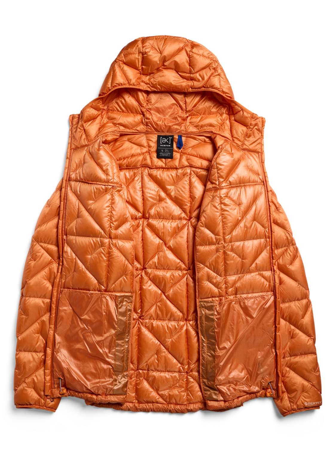 Men's [ak] Baker Hooded Down Jacket - Goldfish Orange