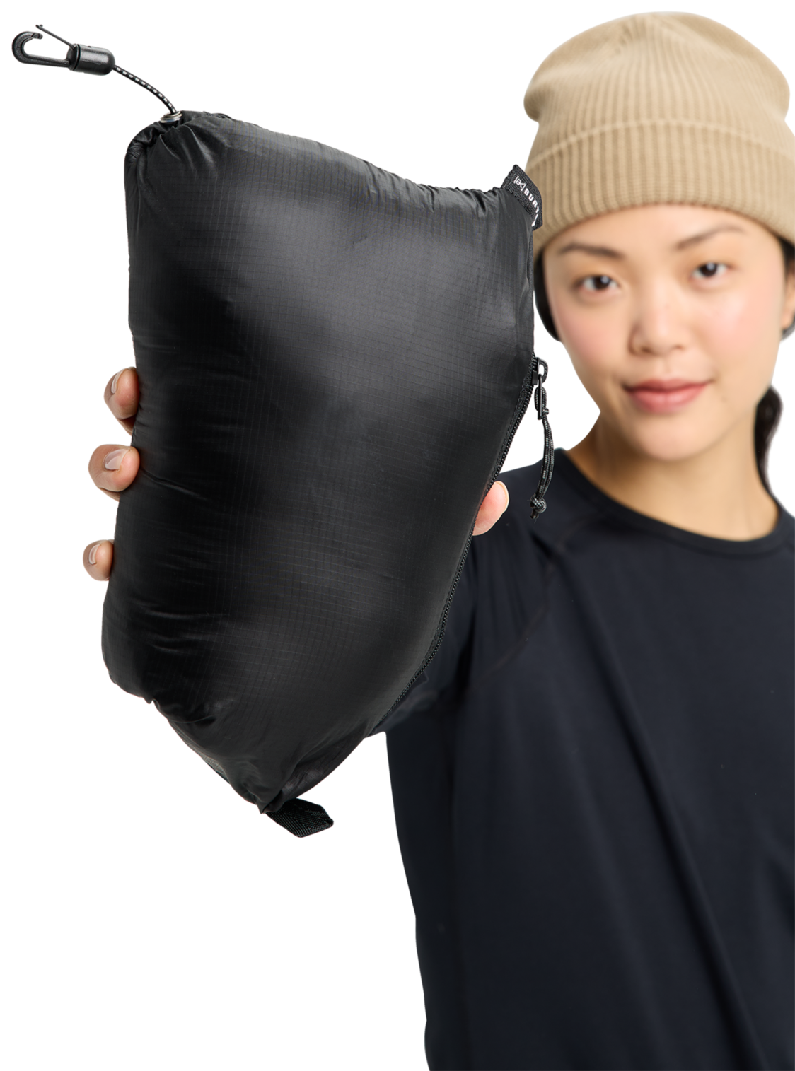Women's [ak] Baker Down Hooded Jacket - True Black