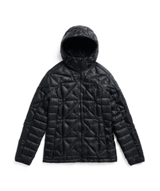 Women's [ak] Baker Down Hooded Jacket - True Black