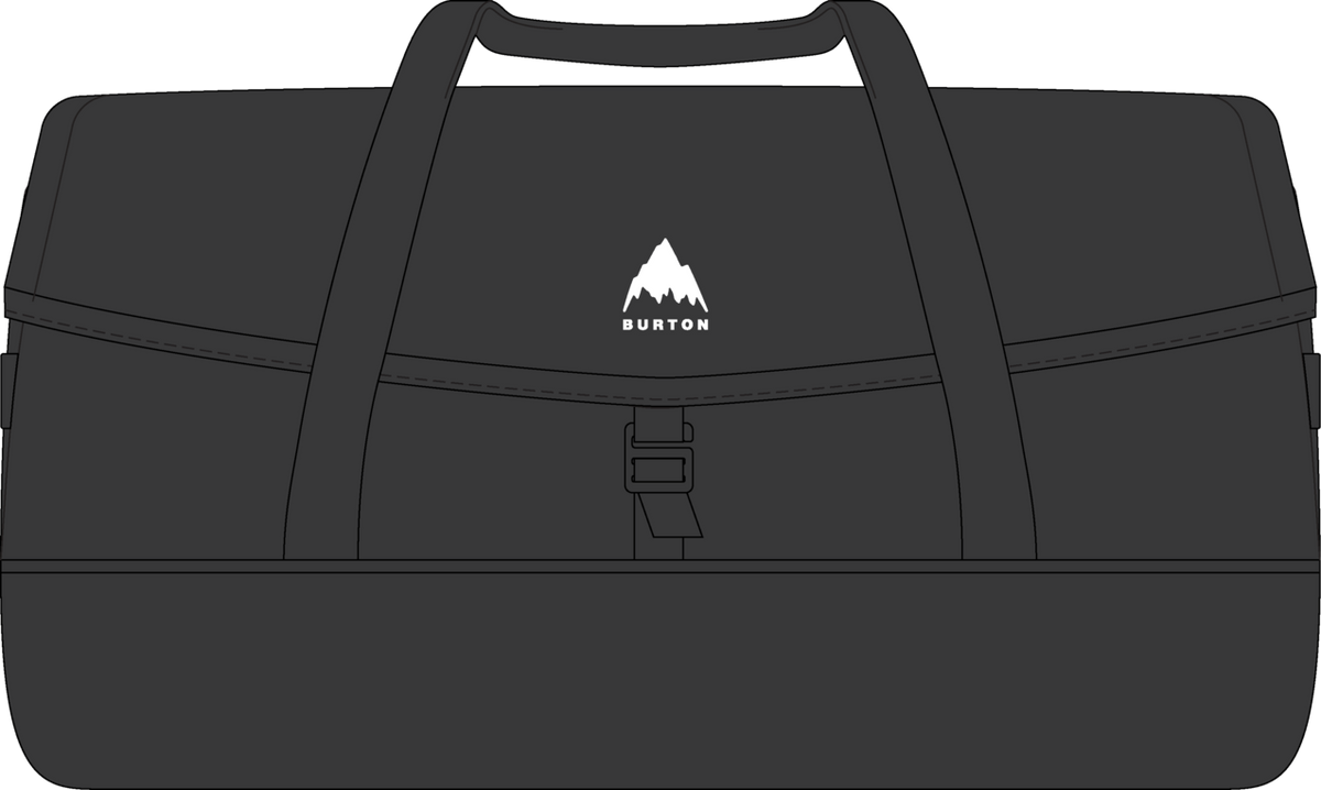 Flight Attendant 90L Duffel Bag - True Black