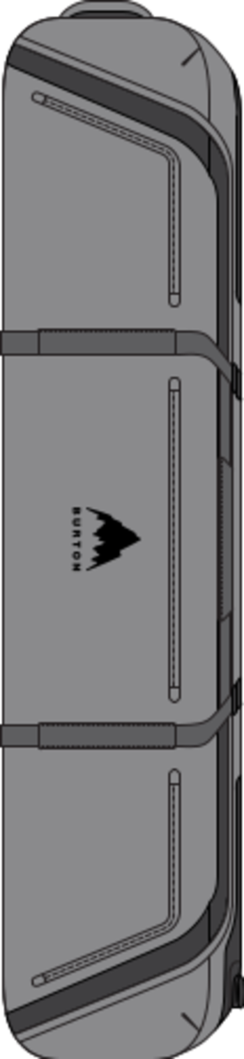 Wheelie Flight Attendant Snowboard Bag - Sharkskin