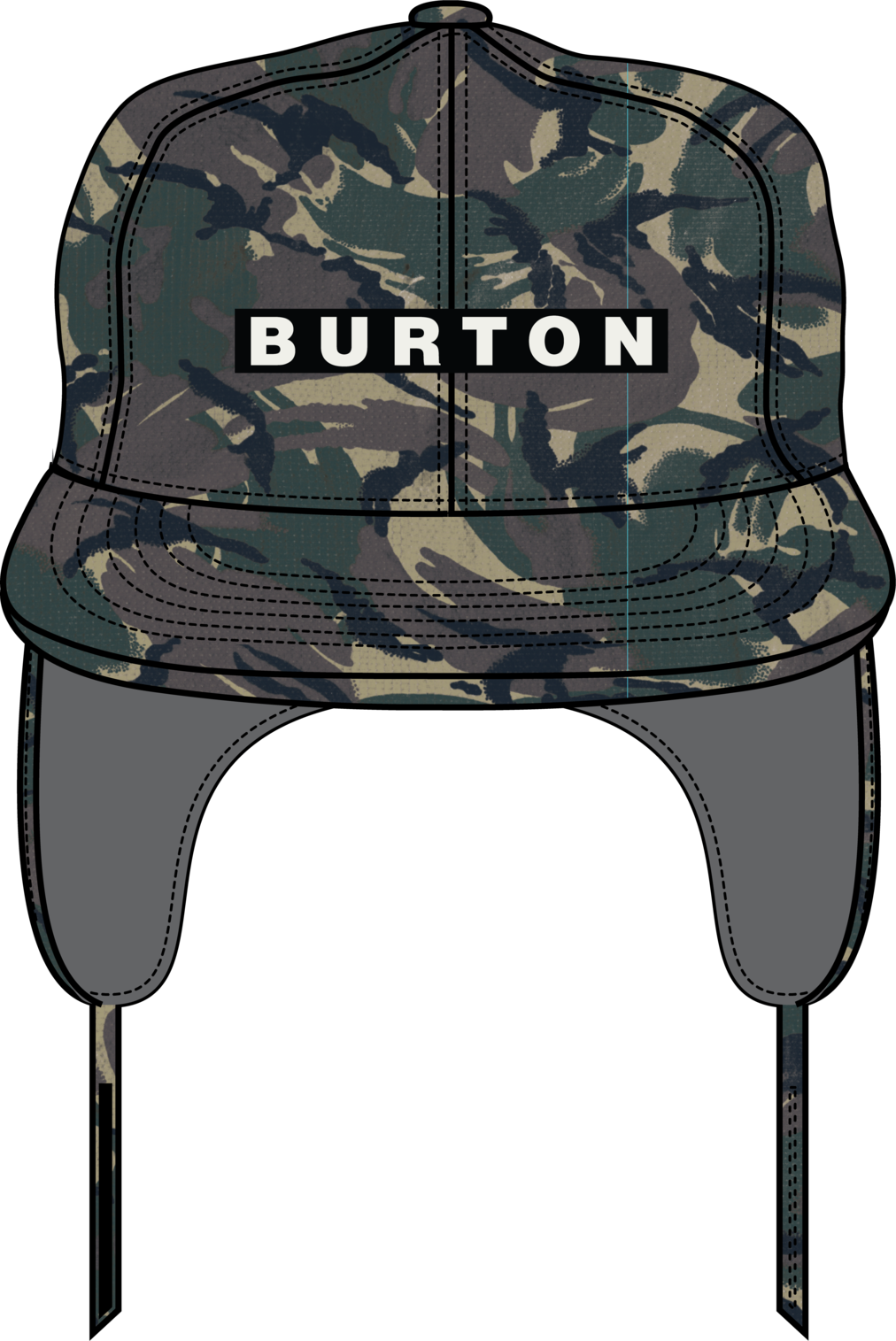 Lunchlap Earflap Hat - SEERSUCKER CAMO