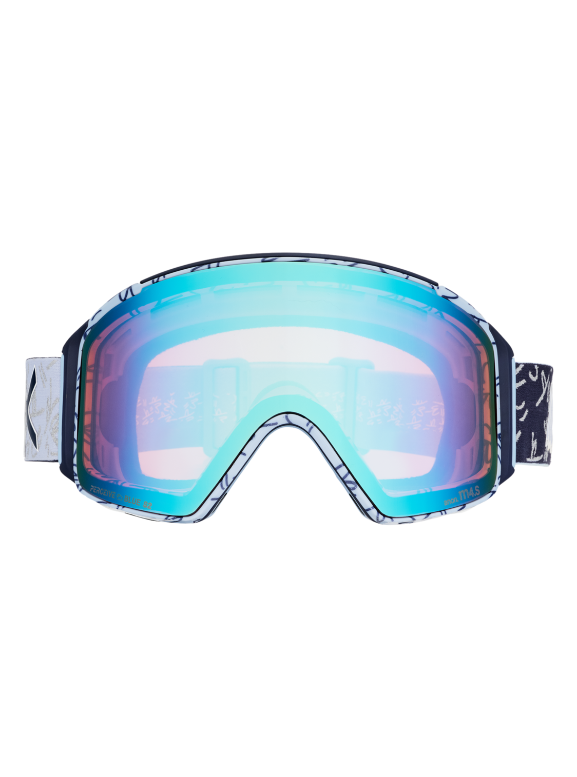 M4S Goggles (Cylindrical) + Bonus Lens + MFI® Face Mask - LBMIDNIGHTGUS / PERCEIVE VARIABLE BLUE