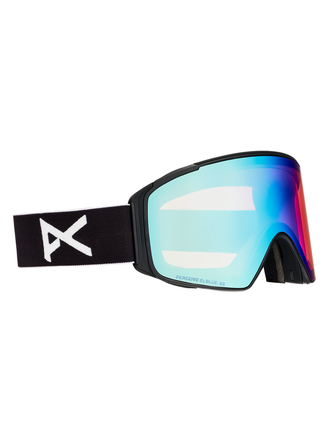 M4S Goggles (Cylindrical) + Bonus Lens + MFI® Face Mask - Black/Perceive Variable Blue