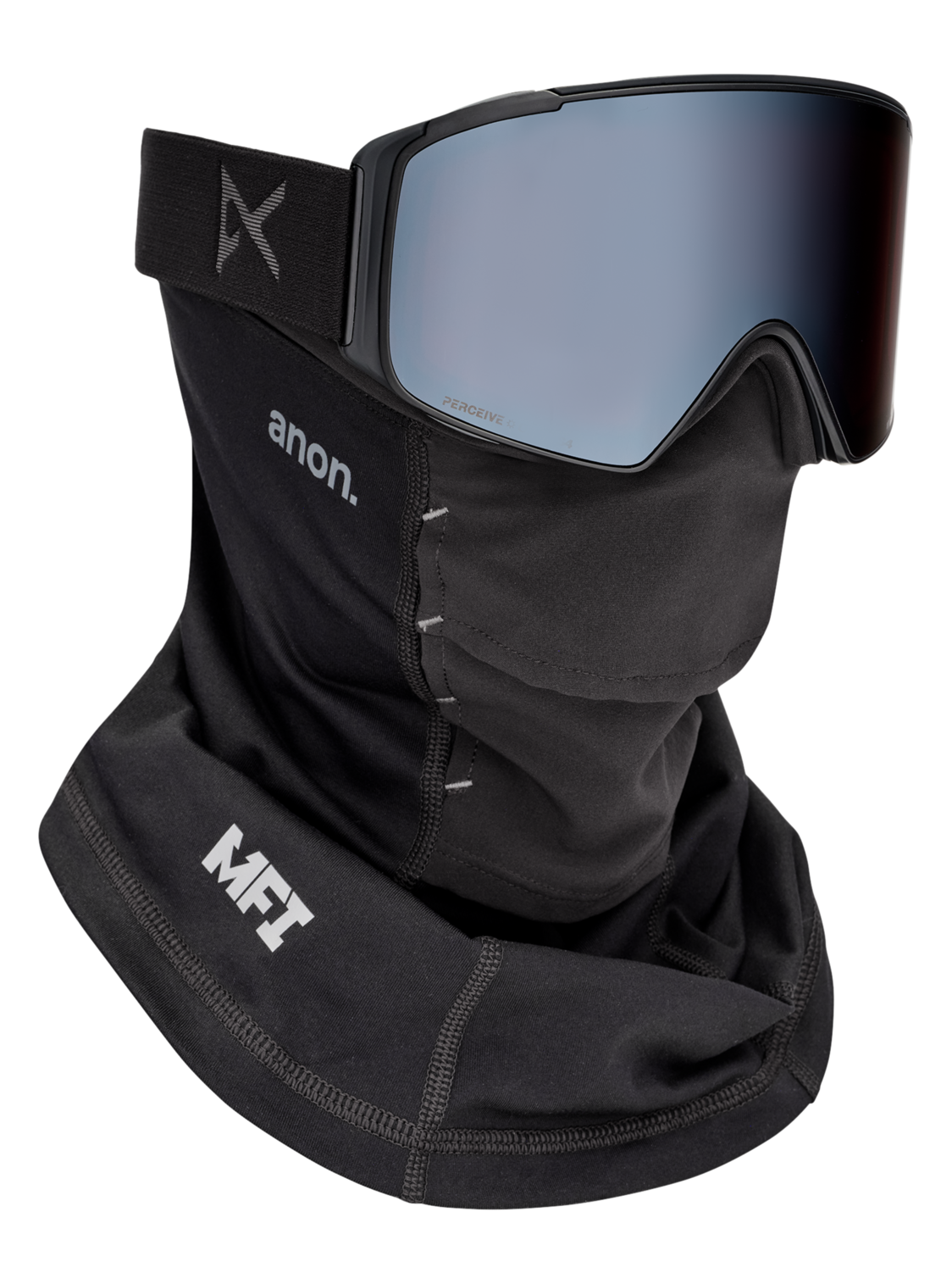 M4S Goggles (Cylindrical) + Bonus Lens + MFI® Face Mask - Smoke/Perceive Sunny Onyx