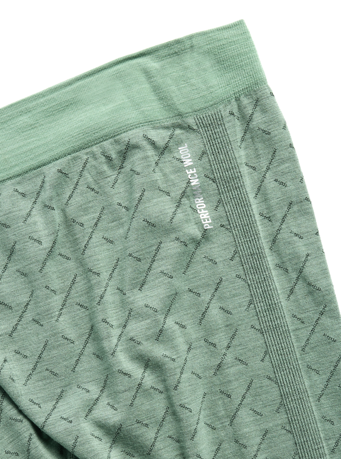 Men's [ak] Slokar Merino Base Layer Pants - Hedge Green/True Black