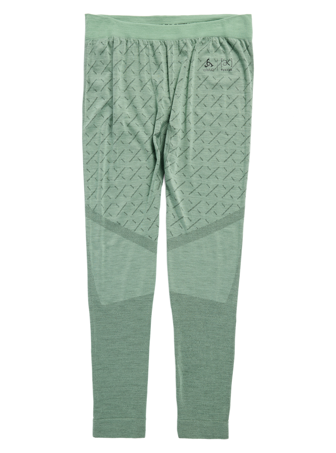 Men's [ak] Slokar Merino Base Layer Pants - Hedge Green/True Black