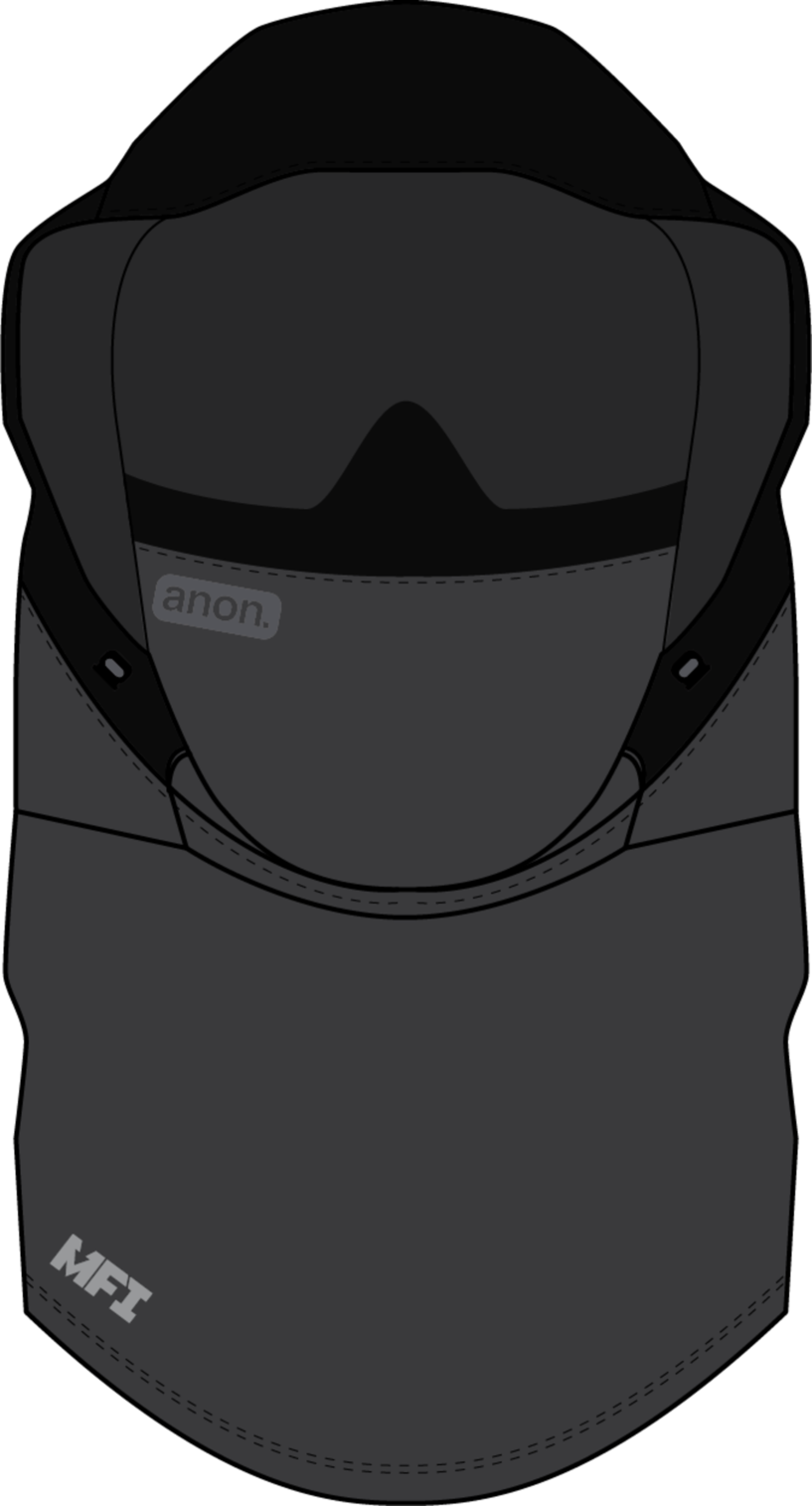 MFI® Fleece Helmet Hood - Black
