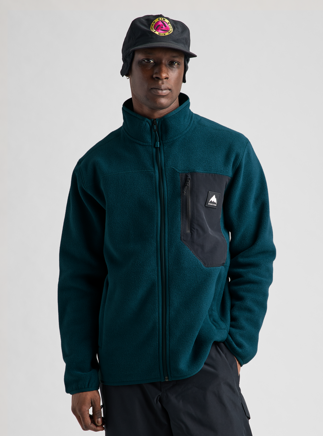 Men's Cinder Full-Zip Fleece - Atlantic Teal