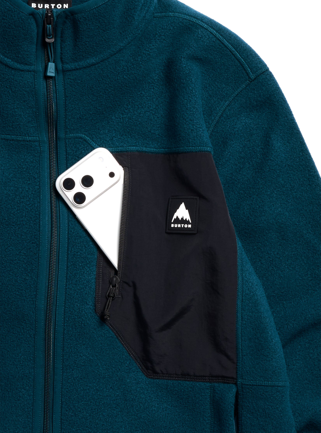 Men's Cinder Full-Zip Fleece - Atlantic Teal