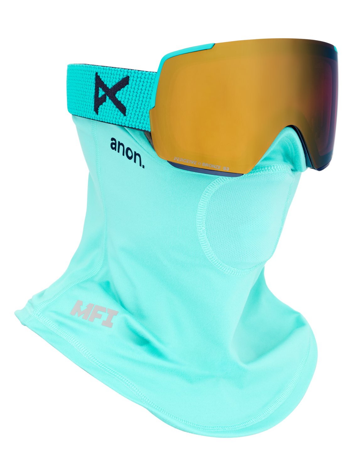 M5 Goggles + Bonus Lens + MFI® Face Mask - Marine / Perceive Sunny Bronze