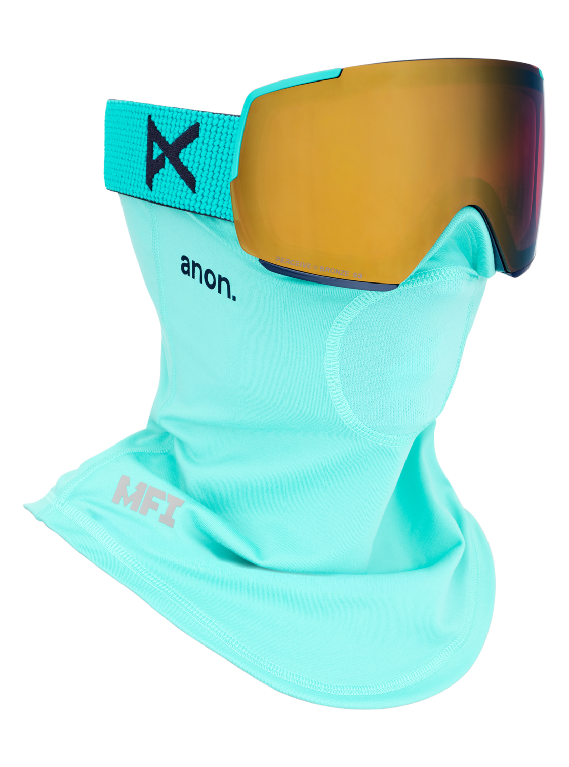 M5S Goggles + Bonus Lens + MFI® Face Mask - Marine / Perceive Sunny Bronze