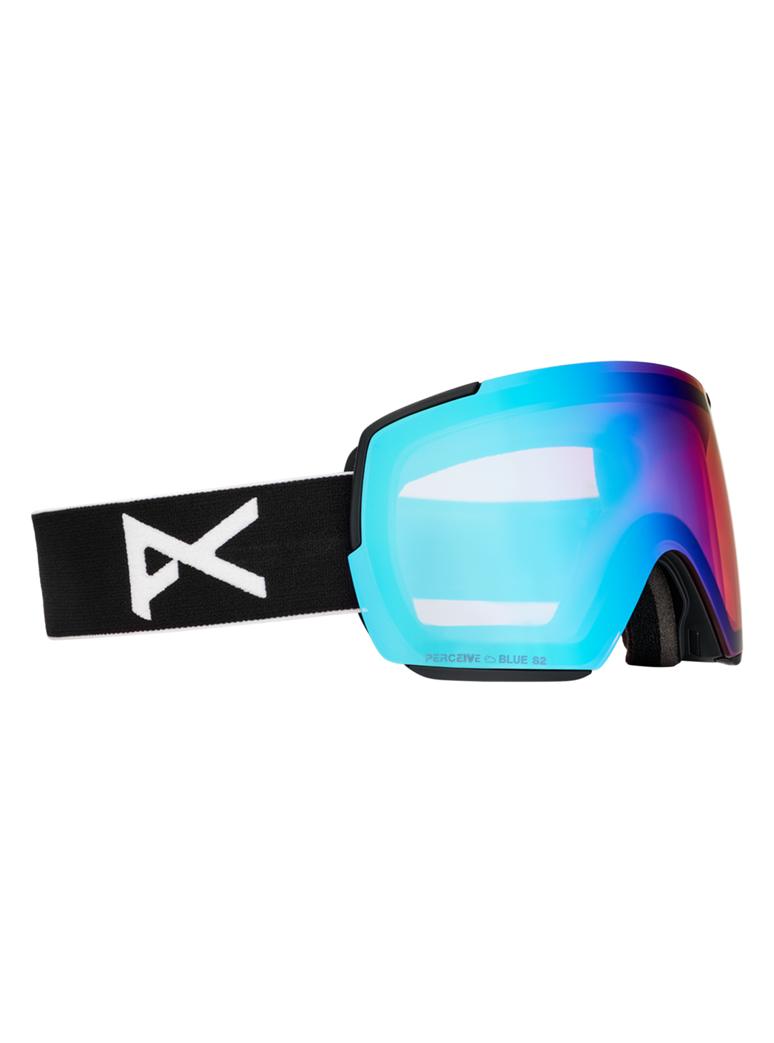 M5S Goggles + Bonus Lens + MFI® Face Mask - Black/Perceive Variable Blue