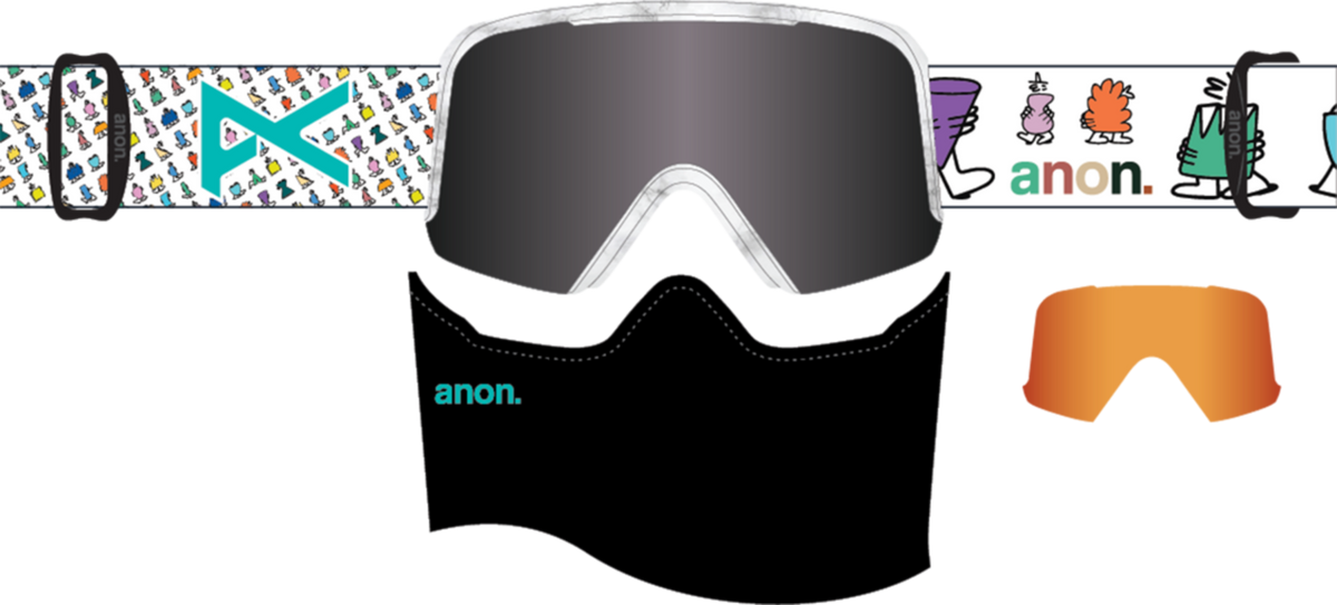Nesa Goggles + Bonus Lens + MFI® Face Mask - LB Encounters / Perceive Sunny Onyx