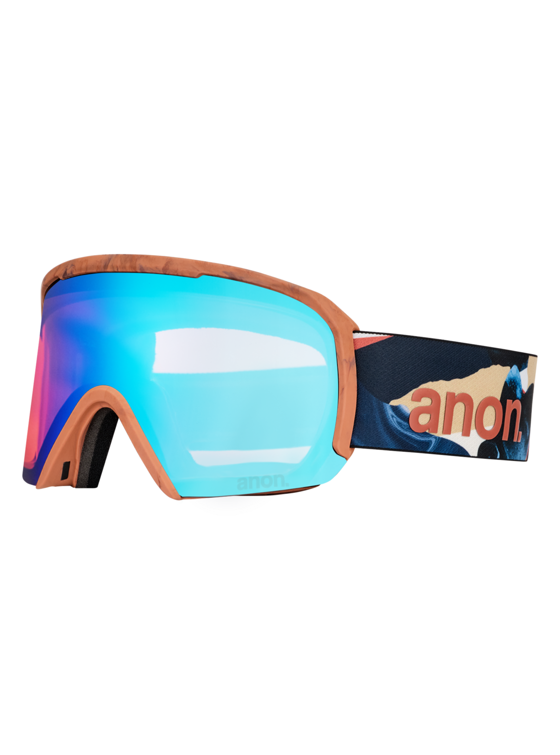 Nesa Goggles + Bonus Lens + MFI® Face Mask - Marble Collage / Perceive Variable Blue