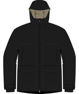 AG Offspin 2L Jacket - True Black