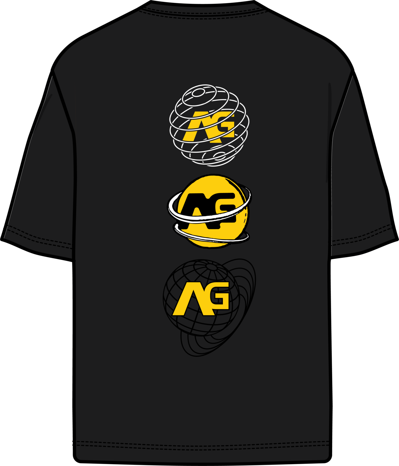 AG Outfall T-Shirt - True Black