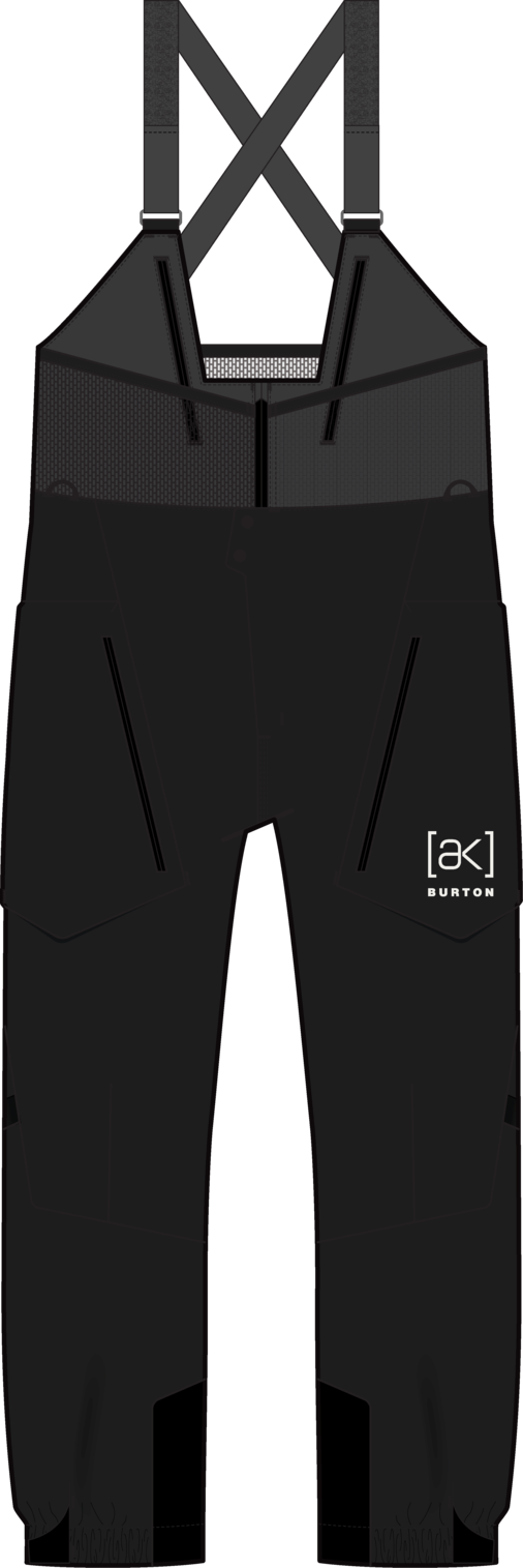 Men's [ak] Acamar GORE-TEX PRO 3L Bib Pants - True Black