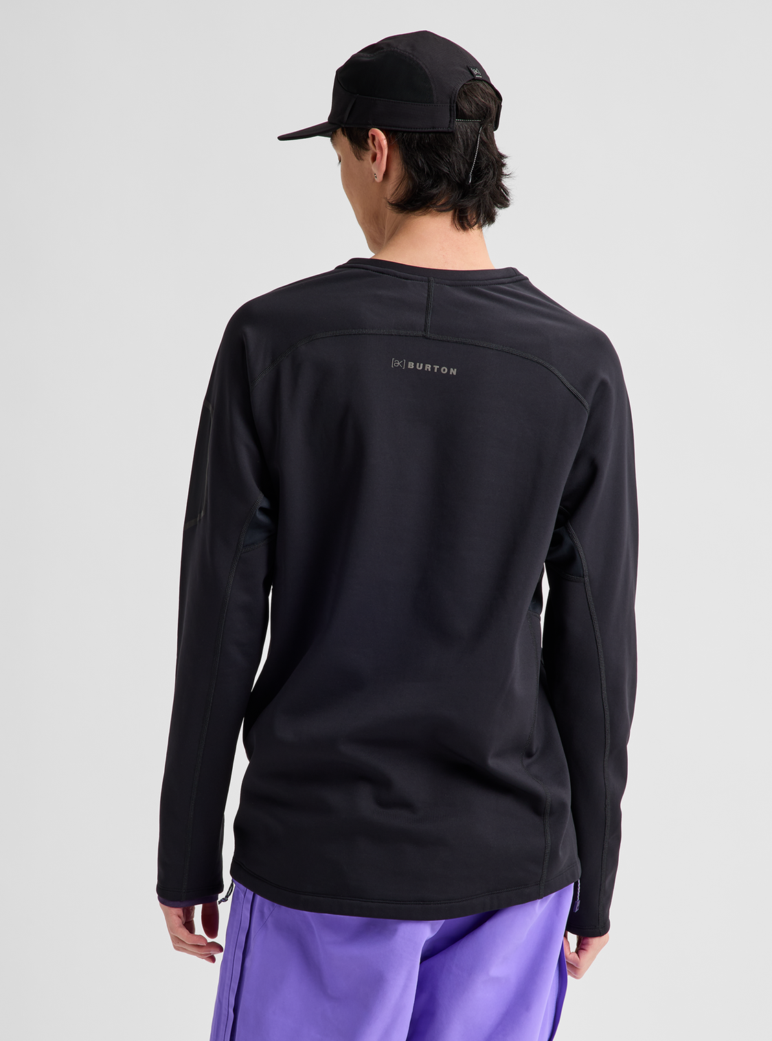 Men's [ak] Baker Stretch Fleece Crew - True Black