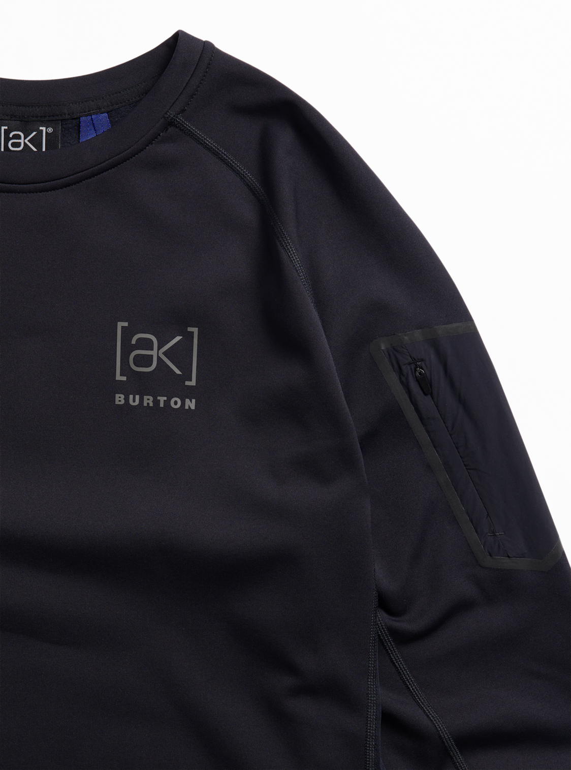 Men's [ak] Baker Stretch Fleece Crew - True Black