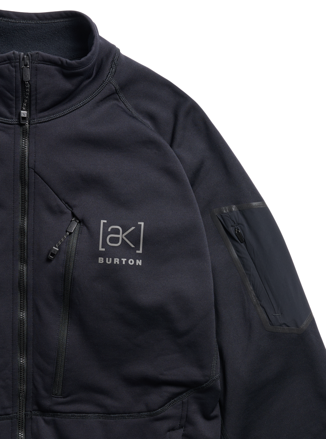 Men's [ak] Baker Stretch Fleece Full-Zip - True Black