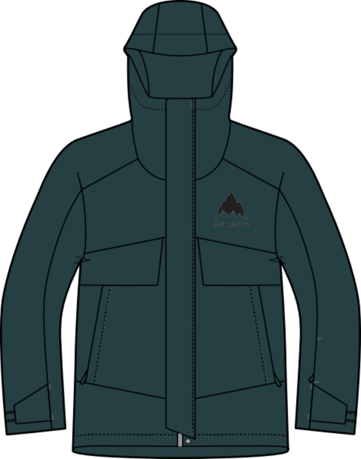 Kids' Ascutney 2L Jacket - Deep Emerald