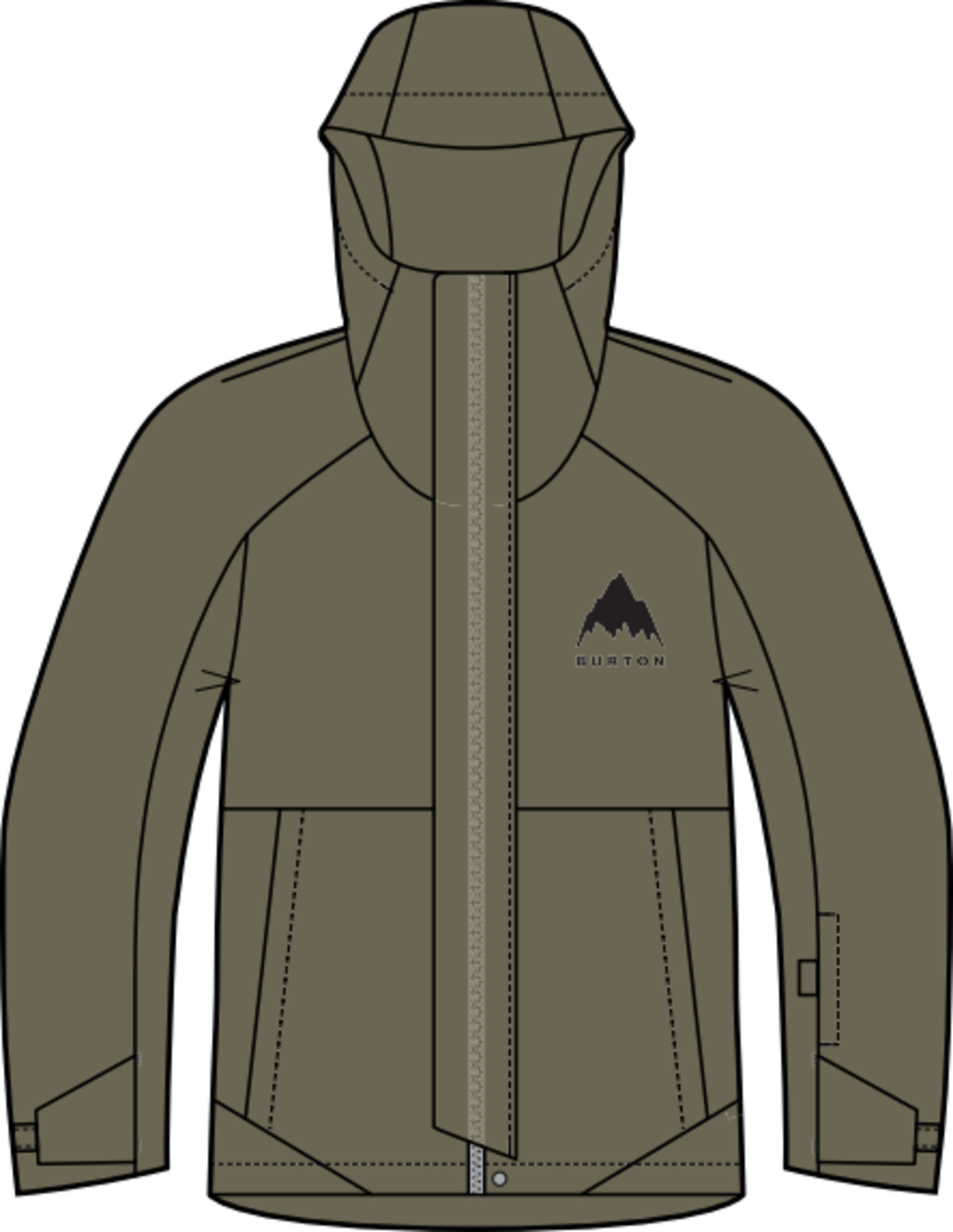 Kids' Skimmer 2L Jacket - Forest Moss
