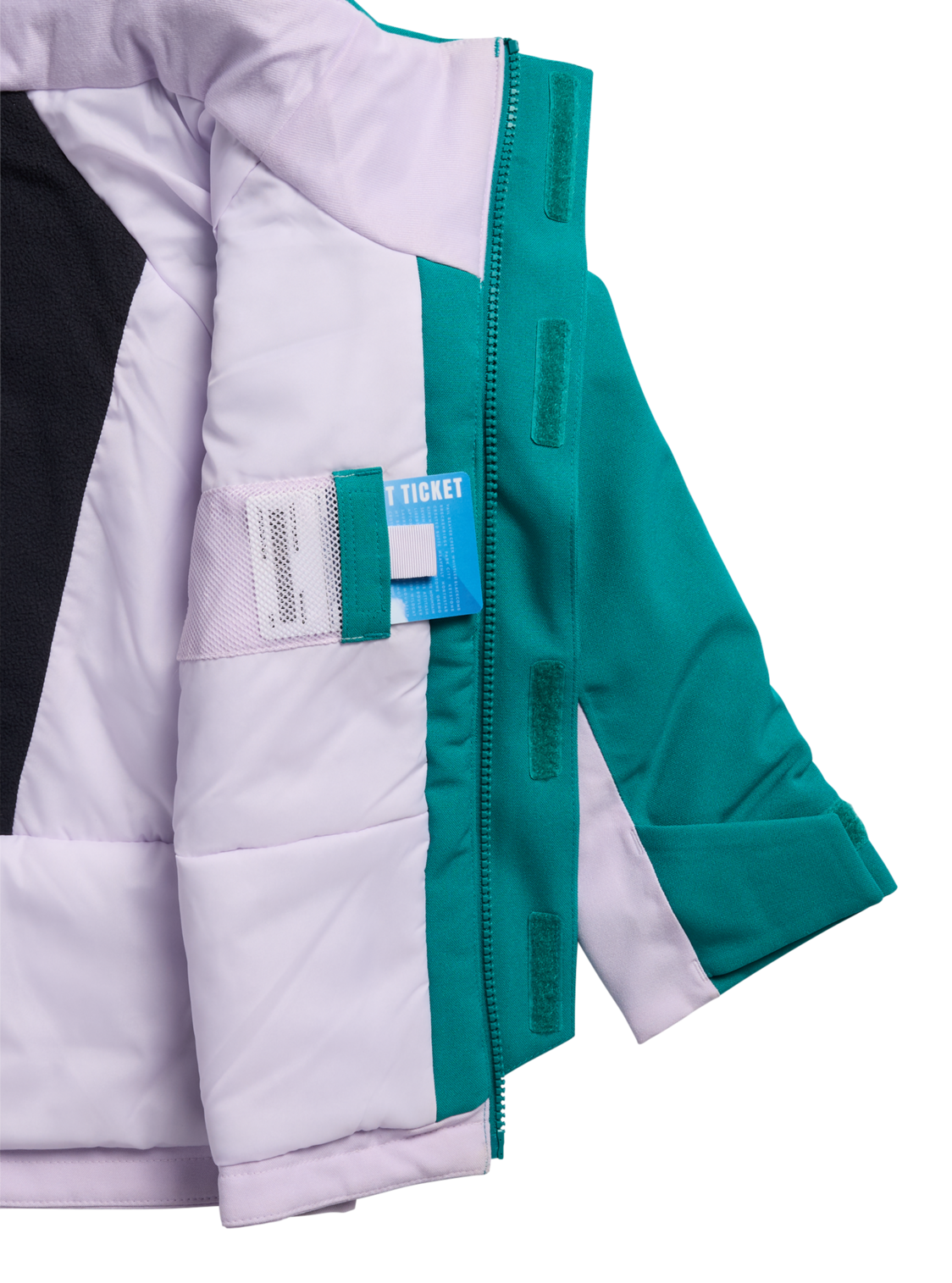 Toddlers' Ascutney 2L Jacket - Pacific Teal/Moondust Purple/True Black