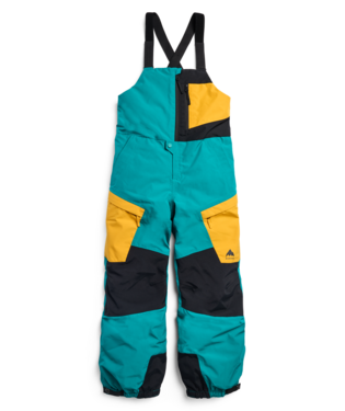 Kids' Powline GORE-TEX Bib Pants - Pacific Teal/Goldenrod/True Black