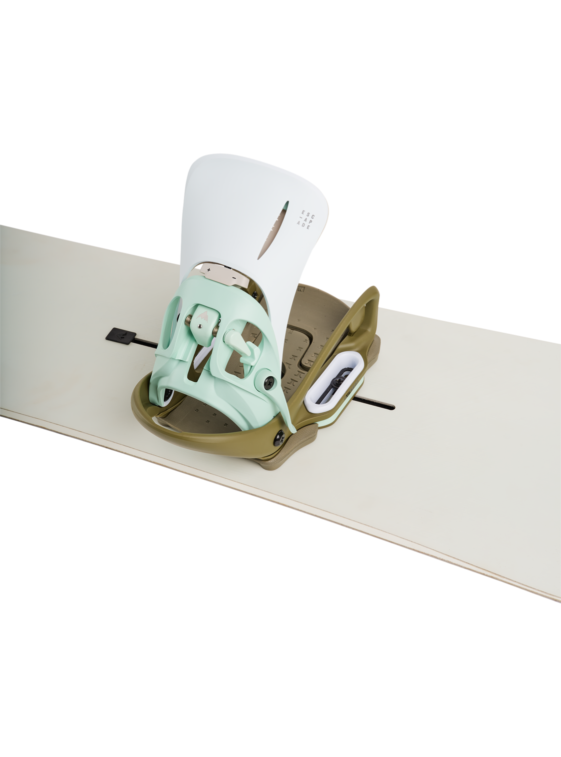 Women's Step On® Escapade EST® Snowboard Bindings - White/Dried Moss