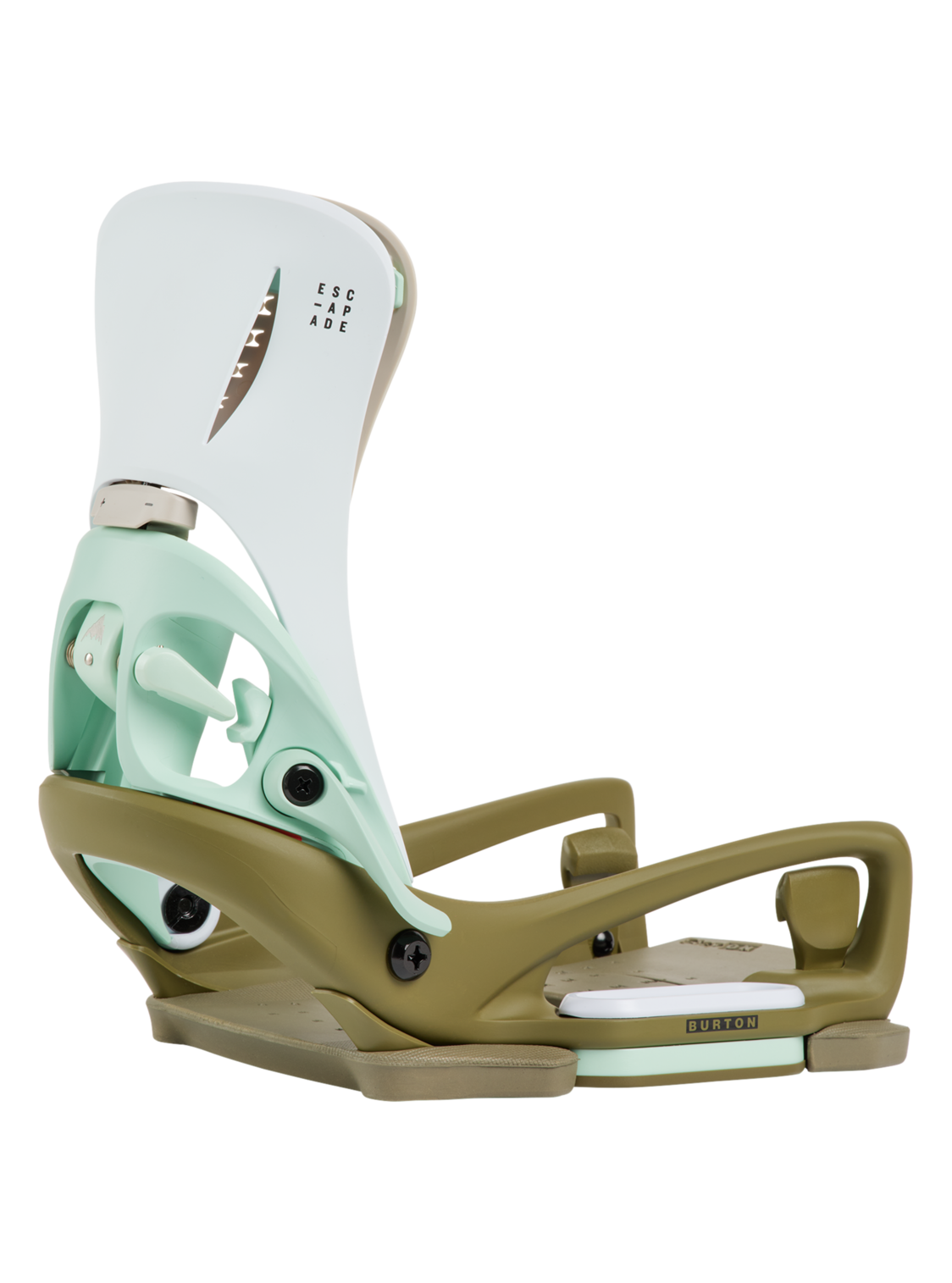 Women's Step On® Escapade EST® Snowboard Bindings - White/Dried Moss