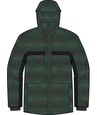 AG Flyrail GORE-TEX 2L Jacket - GNGGRNPLD/TRUBLK