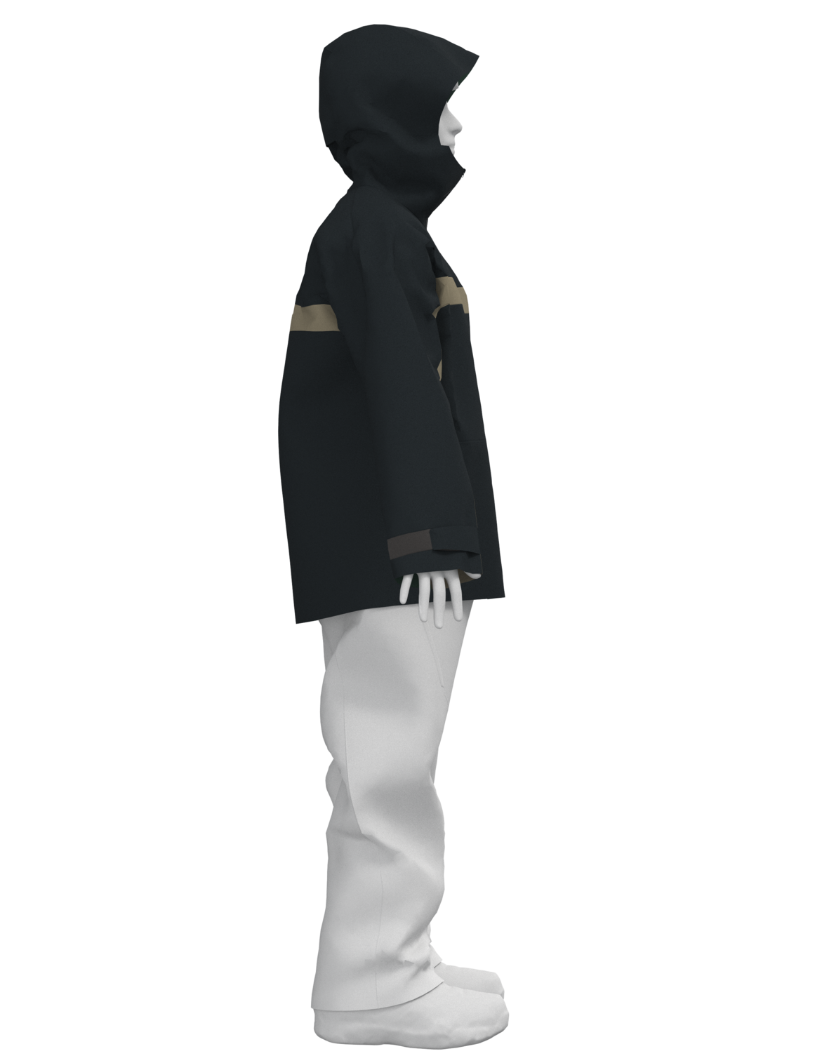 AG Flyrail GORE-TEX 2L Jacket - TRUBLK/BEIGEAGNSTMCH