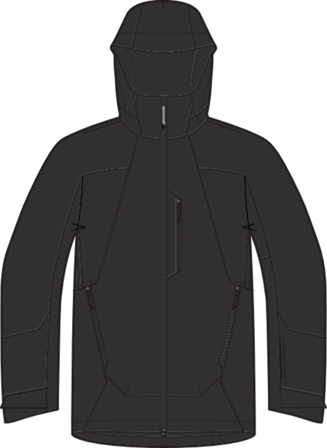 Mens Reserve 2L Insulated Jacket - True Black