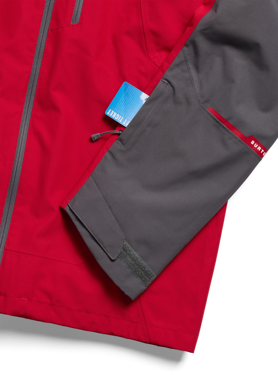 Mens Reserve 2L Insulated Jacket - Gotham Gray/Geranium Red