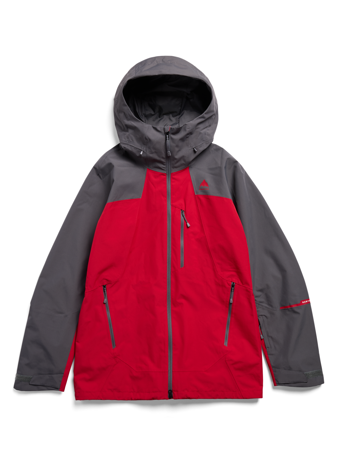 Mens Reserve 2L Insulated Jacket - Gotham Gray/Geranium Red