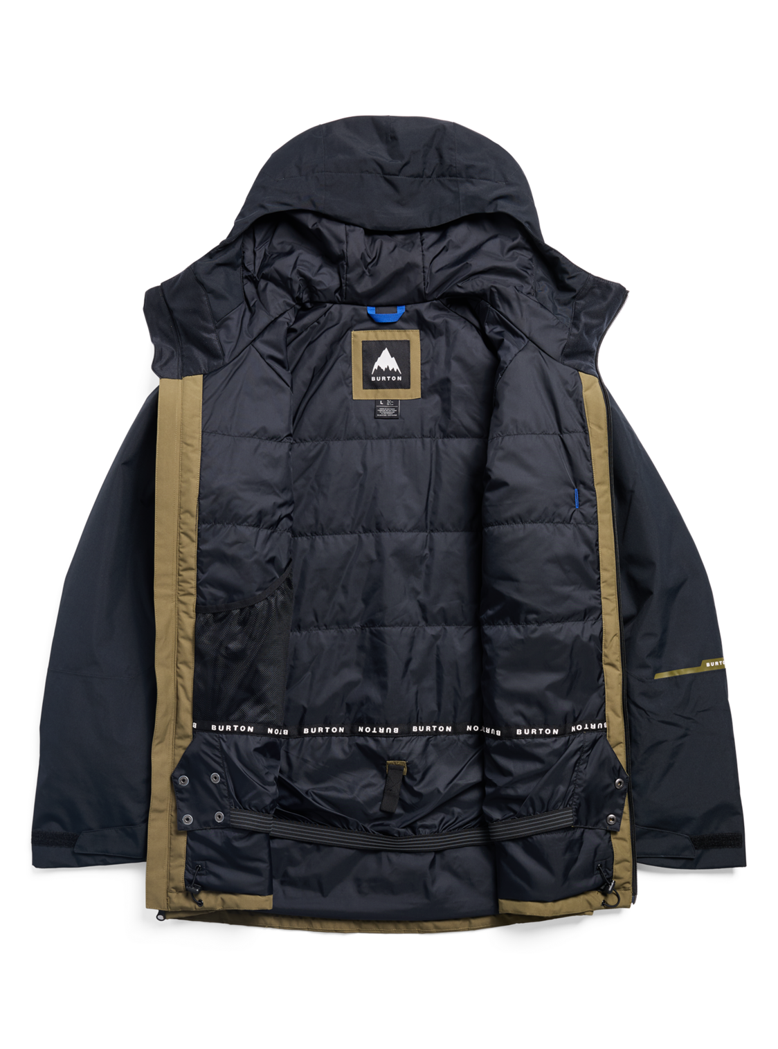 Mens Reserve 2L Insulated Jacket - True Black/Dried Moss