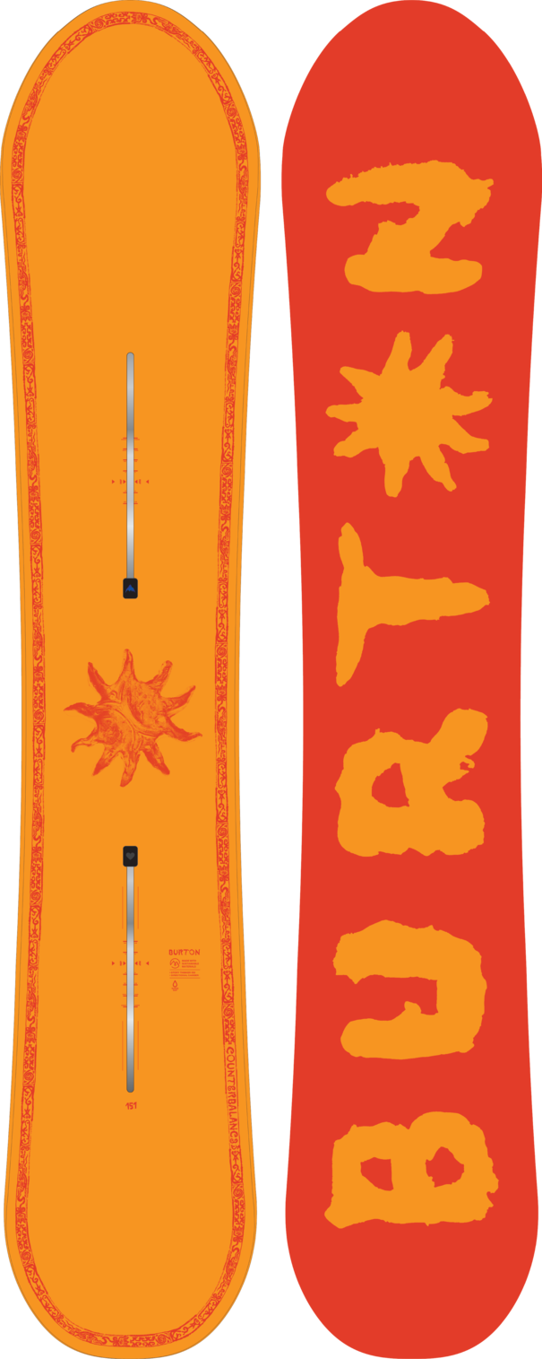 Counterbalance Camber Snowboard - SUN GLOW