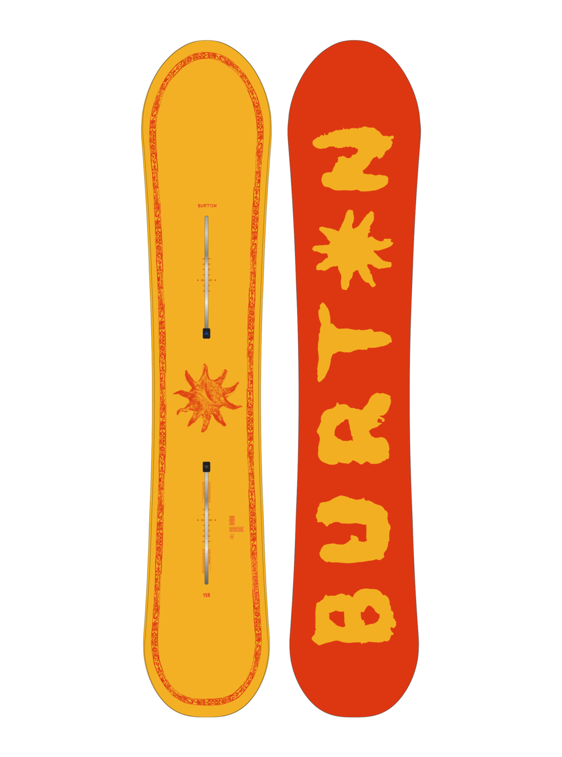 Counterbalance Camber Snowboard - SUN GLOW