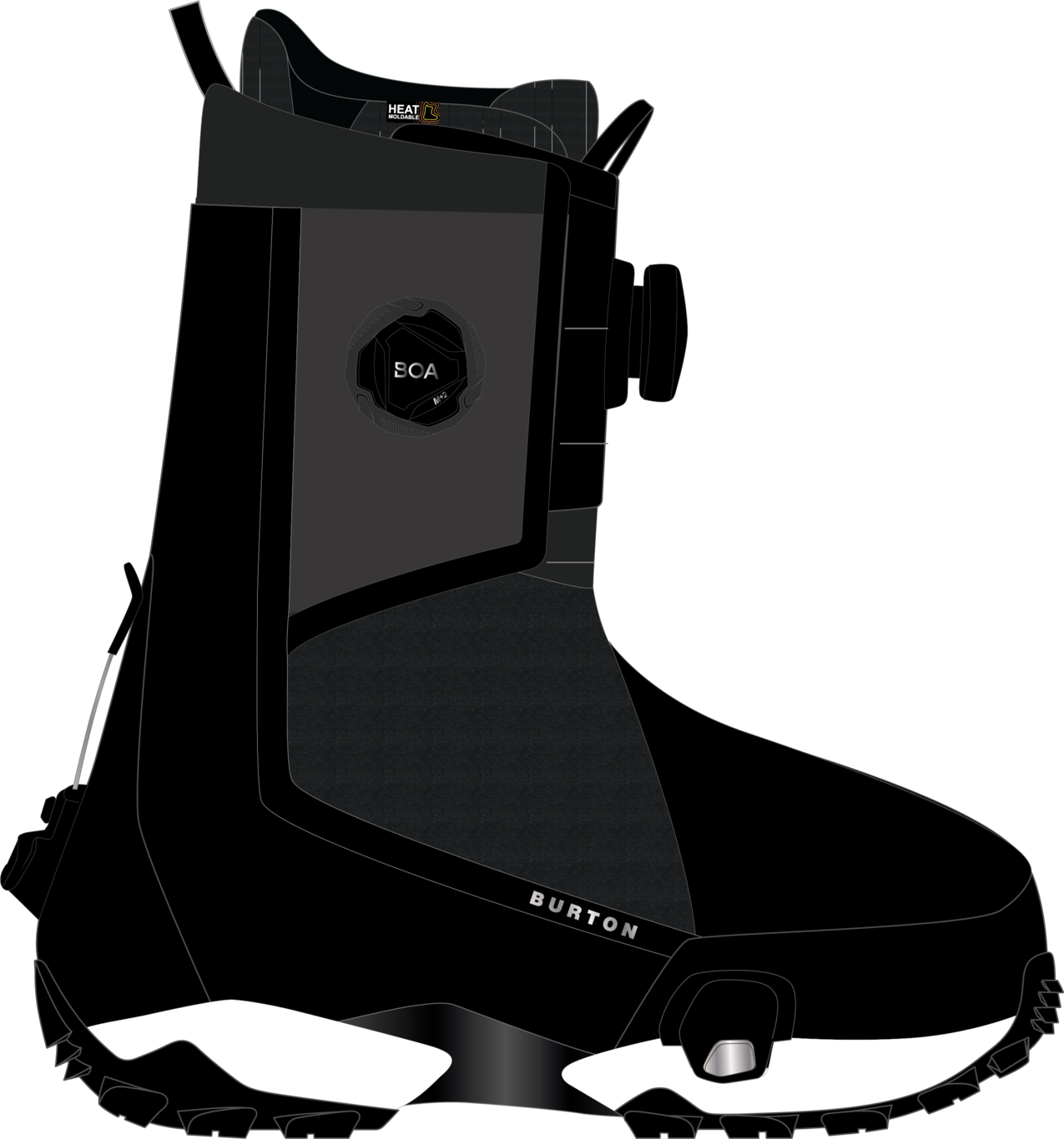 Men's Highshot X Step On® Snowboard Boots - Black