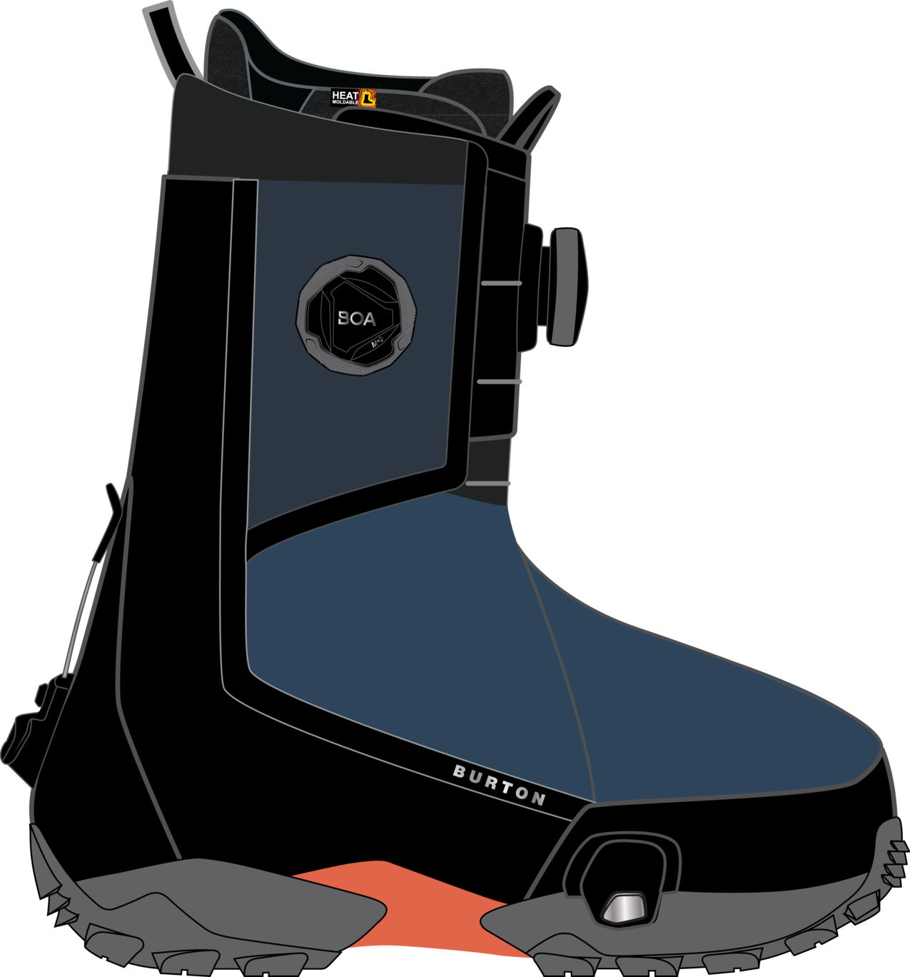 Men's Highshot X Step On® Snowboard Boots - Selvedge Blue