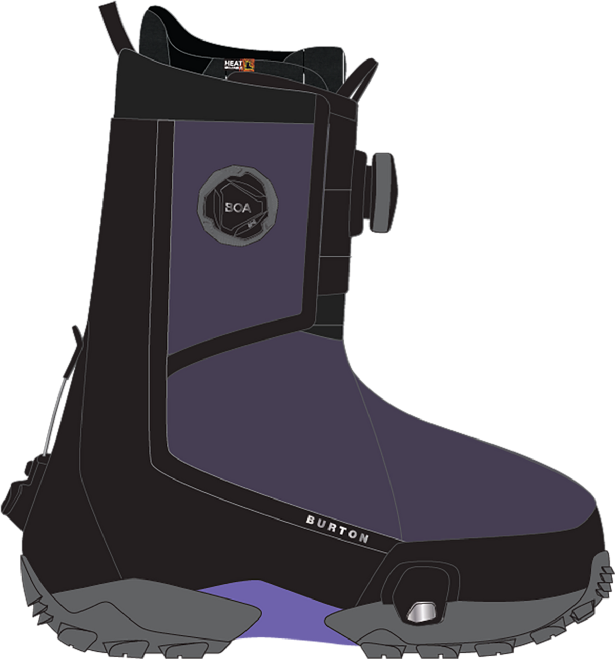 Women's Highshot X Step On® Snowboard Boots - Nightshade Purple