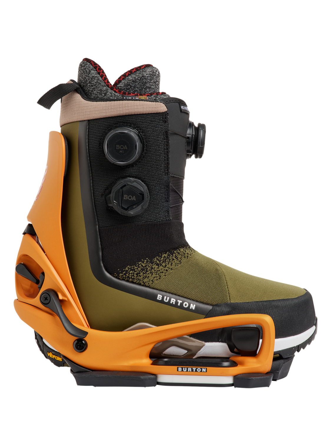 Men's Step On® Cartel X EST® Snowboard Bindings - Goldfish Orange
