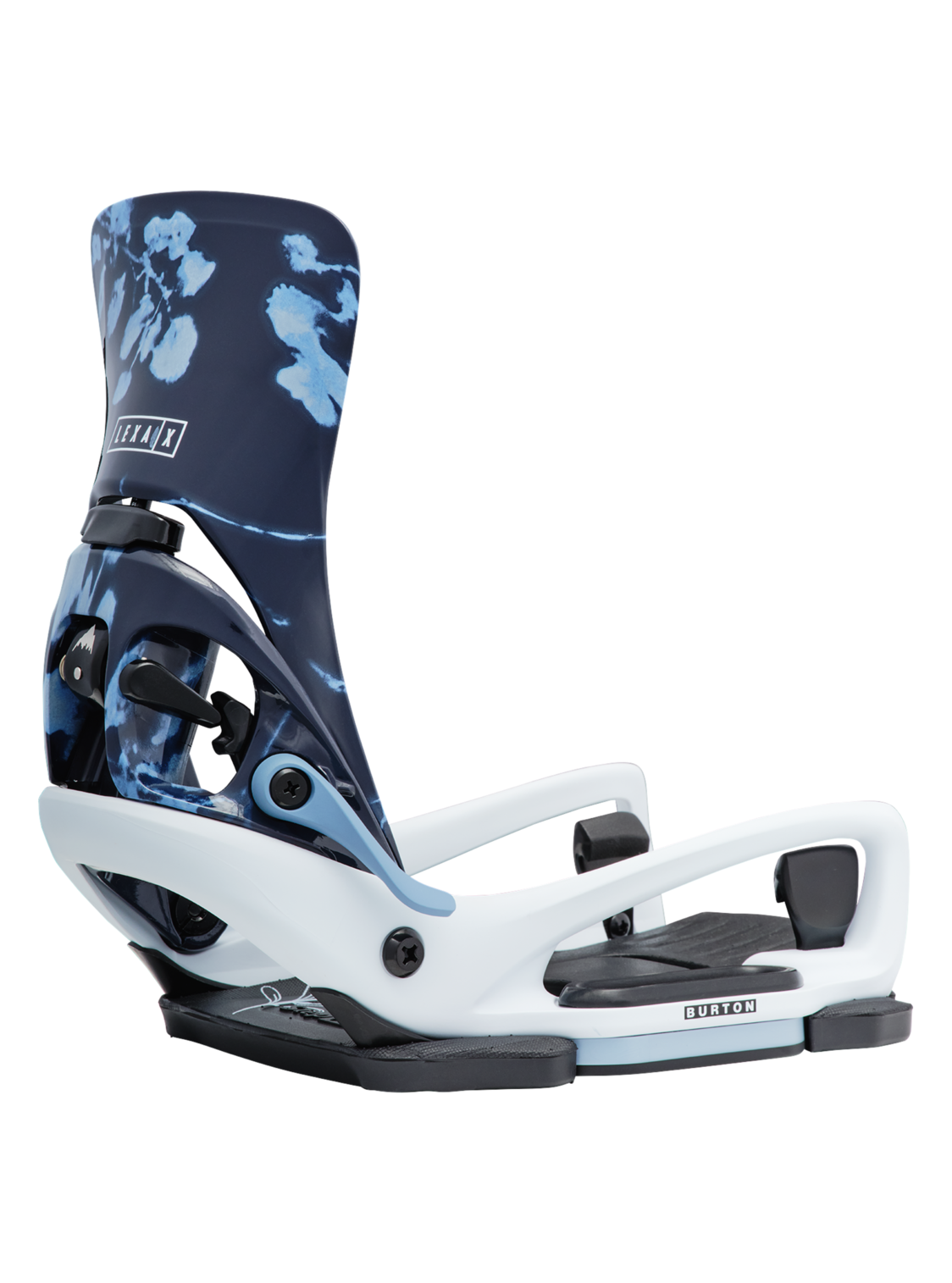 Women's Step On® Lexa X EST® Snowboard Bindings - Cyanotype Floral/White