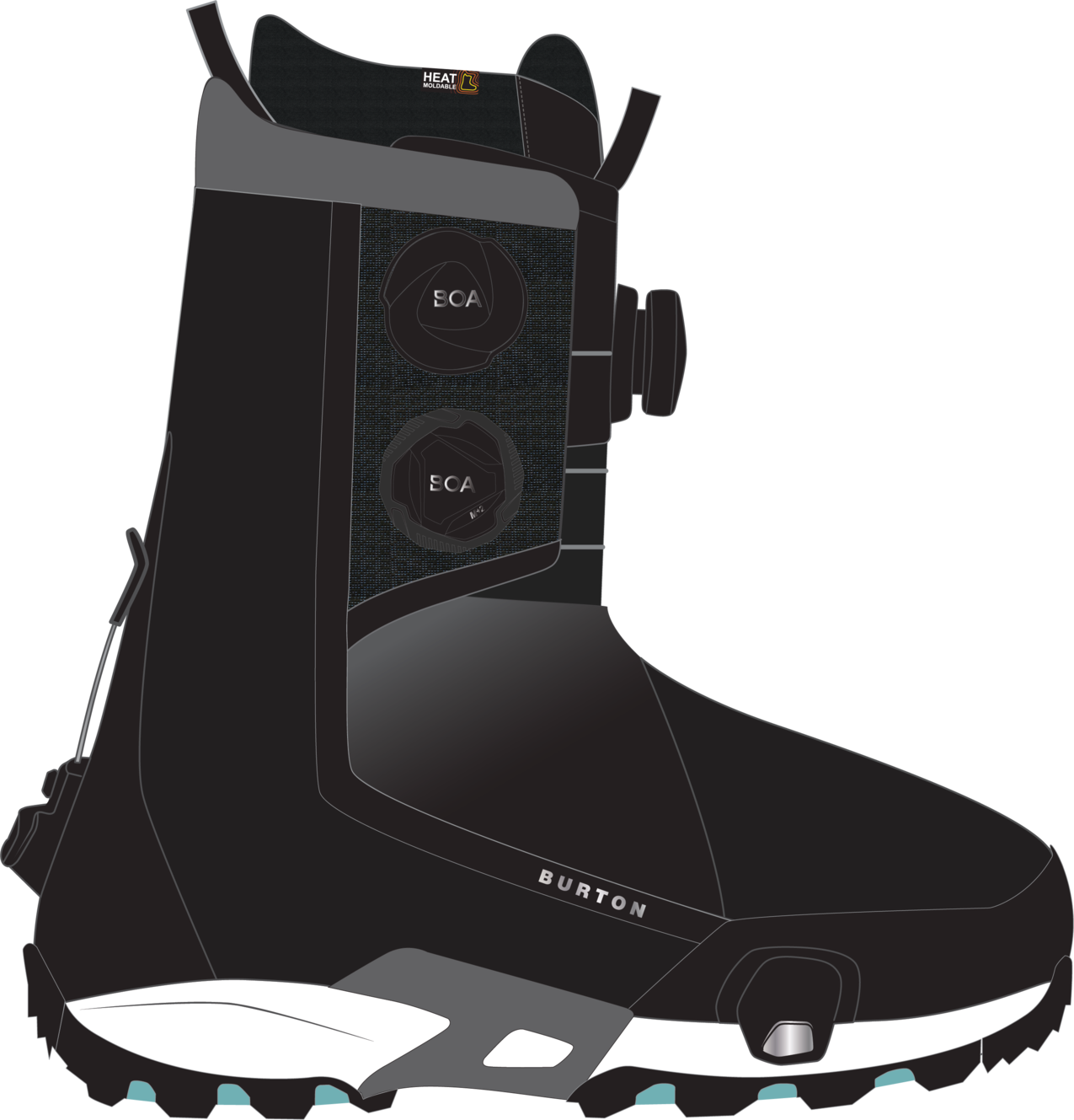 Men's Highshot X Pro Step On® Snowboard Boots - Black