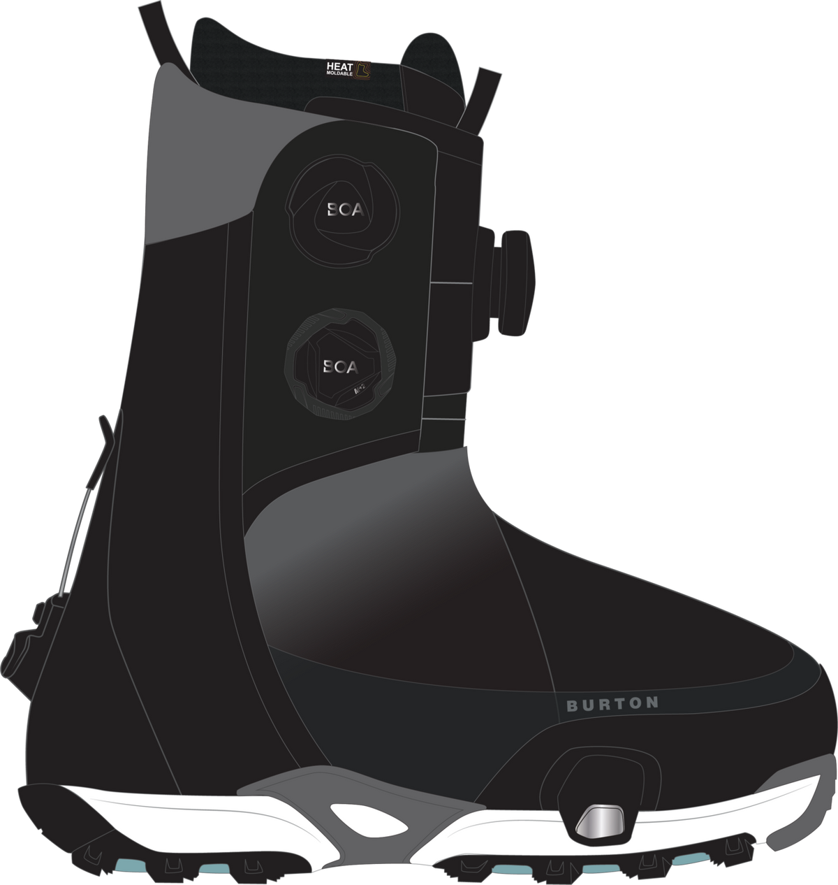 Women's Waverange X Pro Step On® Snowboard Boots - Black
